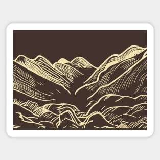 Minimalist Landscape Sticker